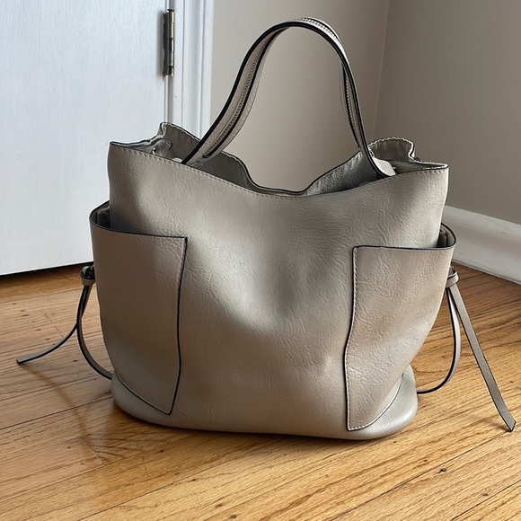 Handbags - Stone Colored Shoulder Bag